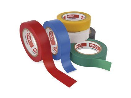 Izolační páska PVC 15mm / 8m barevný mix