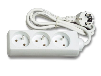 Prodlužovací kabel FX3 Prodl. přívod 1,5m, 3zásuvky bez vypínače