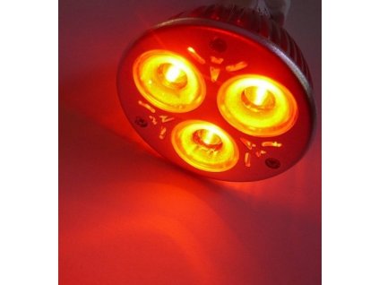 Barevná LED žárovka MR16 - Červená