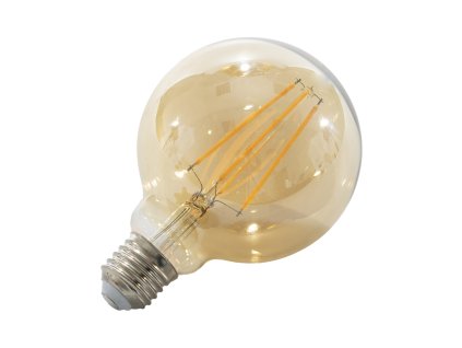 LED žárovka E27 EKF4W G95 FILAMENT kulatá - LED žárovka E27 EKF4W G95 FILAMENT kulatá