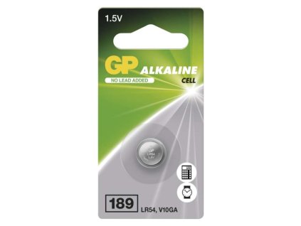 Alkalická knoflíková baterie GP 189F (LR54), 1 ks