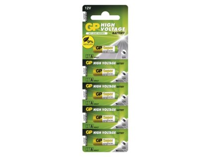 Alkalická speciální baterie GP 27AF (MN27, V27GA) 12 V, 5 ks