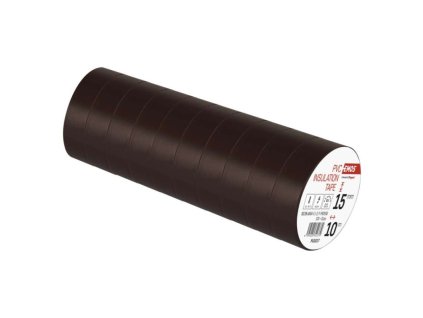 Izolační páska PVC 15mm / 10m hnědá