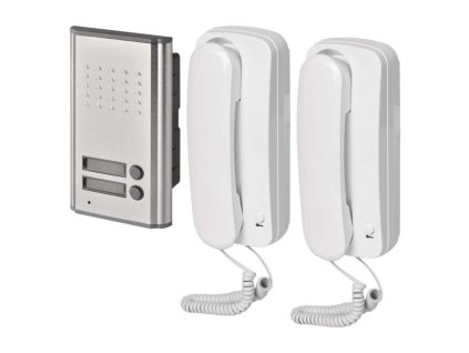 Sada domovního audiotelefonu H1086, 2 účastníci