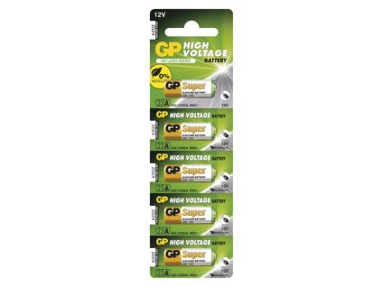 Alkalická speciální baterie GP 23AF (MN21, V23GA) 12 V, 5 ks