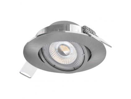 LED bodové svítidlo SIMMI stříbrné, kruh 5W neutr. bílá