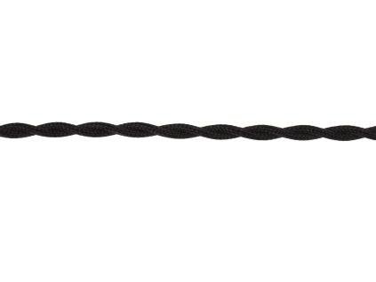 Splétaný kabel - Černá