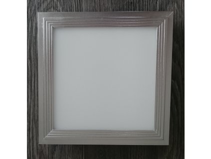 SIKOV LED panel 200X200mm, stříbrný rám, podhledový, 12W, záruka 5LET