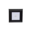 LED vestavné svítidlo PIR-RAN-B černé - Denní bílá