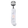 Solight prodlužovací přívod 3 zásuvky, s USB A+C nabíječka 12W, 2m, 3 x 1mm2, bílý, vypínač