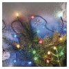 LED vánoční cherry řetěz – kuličky, 8 m, venkovní i vnitřní, multicolor, programy