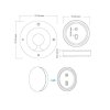 Ovladač dimLED OV SK1 S bílý - Ovladač dimLED OV SK1 S bílý