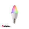 SMART LED žárovka E14 Zigbee RGBCCT ZB5W - RGB + Teplá bílá
