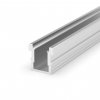LED profil P24-1 pochozí vysoký stříbrný - Profil bez krytu 2m