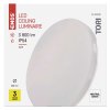LED přisazené svítidlo TORI, kruhové bílé 36W neutrální b., IP54