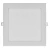 LED vestavné svítidlo NEXXO, čtvercové, bílé, 18W, teplá bílá