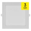 LED vestavné svítidlo NEXXO, čtvercové, bílé, 18W, teplá bílá