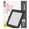 LED vestavné svítidlo NEXXO, čtvercové, černé, 12,5W, se změnou CCT