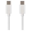 Nabíjecí a datový kabel USB-C 2.0 / USB-C 2.0, 1 m, bílý