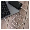 Nabíjecí a datový kabel USB-C 2.0 / USB-C 2.0, 1 m, bílý