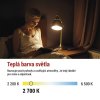 LED žárovka Filament A60 A CLASS/ E27 / 5 W (75 W) / 1 060 lm / teplá bílá