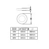 LED svítidlo ZULU 32W CCT kulaté černé závěsné - LED svítidlo ZULU 32W CCT kulaté černé závěsné