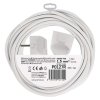 Prodlužovací kabel 7 m / 1 zásuvka / bílý / PVC / 1,5 mm2