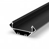 LED profil P3-3 černý rohový - Profil bez krytu 2m
