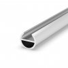 LED šatní profil P19-1 stříbrný - Profil bez krytu 1m