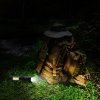 Solight LED nabíjecí kapesní svítilna se zoomem, 100lm + 70lm, Li-Ion, USB, černá