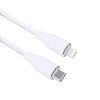Solight USB-C/Lightning kabel, USB-C konektor - Lightning konektor, silikon, 1m