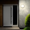 Solight LED venkovní osvětlení se senzorem a nastavitelnou CCT, 18W, 1800lm, 22cm, 2v1 - bílý a černý kryt