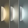 Solight LED venkovní osvětlení se senzorem a nastavitelnou CCT, 18W, 1800lm, 22cm, 2v1 - bílý a černý kryt