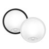 Solight LED venkovní osvětlení se senzorem a nastavitelnou CCT, 18W, 1800lm, 22cm, 2v1 - bílý a černý kryt