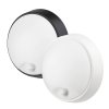 Solight LED venkovní osvětlení se senzorem a nastavitelnou CCT, 18W, 1800lm, 22cm, 2v1 - bílý a černý kryt