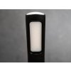 Stolní LED lampička LORD LED, černá kůže - neutrální