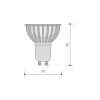 COB LED světelný zdroj 230V 5W GU10  teplá bílá