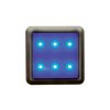 DEKORA 4 dekorativní LED svítidlo  nerez - modrá