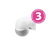 SENSOR PIR pohybové čidlo 180° IP44 - bílá
