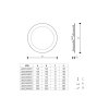 LEDMED LED DOWNLIGHT THIN vestavné kulaté LED svítidlo  kulatý, 24W 3000K - teplá bílá