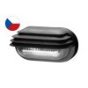 OVAL GRILL přisazené nástěnné svítidlo 40W  černá, transp.