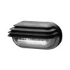 OVAL GRILL přisazené nástěnné svítidlo 40W  černá, transp.