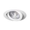 Výklopný LED podhled VP COB bodovka 6W, kulatý bílý - teplá bílá