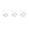 Vestavné/přisazené LED svítidlo 12W (stmívatelné) DOWNLIGHT ROUND IP66 DIM - neutrální