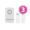 Bezdrátový domovní zvonek PIEZO BELL SET do zásuvky - bezbateriové tlačítko