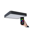 Přisazené chytré LED svítidlo VERONA SQUARE SMART Tuya Wifi, černá
