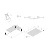 Sada klipů pro vestavnou montáž LED PANEL THIN UGR