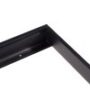 Rám LED panelu 60x60cm 65mm pro přisazení černý - Rám LED panelu 60x60cm 65mm pro přisazení černý