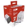 Prodlužovací kabel - kostka 2 m / 2 zásuvky / bílý / 2×USB-A + 1×USB-C+Qi / 1,5 mm2