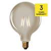 LED žárovka Vintage G125 / E27 / 4,5 W (40 W) / 420 lm / teplá bílá